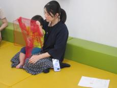 シフォン布遊び2