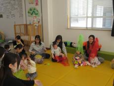 わらべうた「上から下からおおかぜこい」